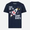 Space Rocket Blue Boy T-shirt