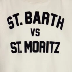 MC2 Saint Barth Boy T-shirt With St. Barth Vs St. Moritz -MC2 Saint Barth Shop st barth moritz tshirt boy 3