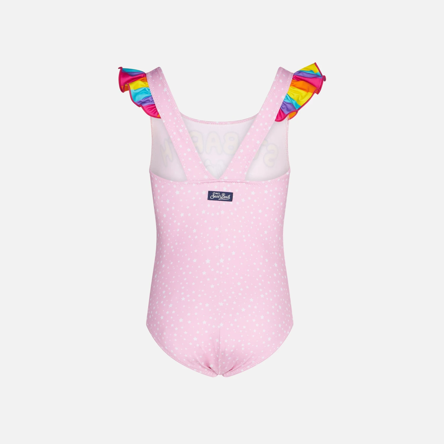 MC2 Saint Barth Girl One Piece Swimsuit With St. Barth Friend Print 4 MC2 Saint Barth Girl One Piece Swimsuit With St. Barth Friend Print - Image 2