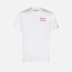 MC2 Saint Barth Man Cotton T-shirt With Simpson Family Print | THE SIMPSON SPECIAL EDITION -MC2 Saint Barth Shop st barth summer embroidery tshirt 4