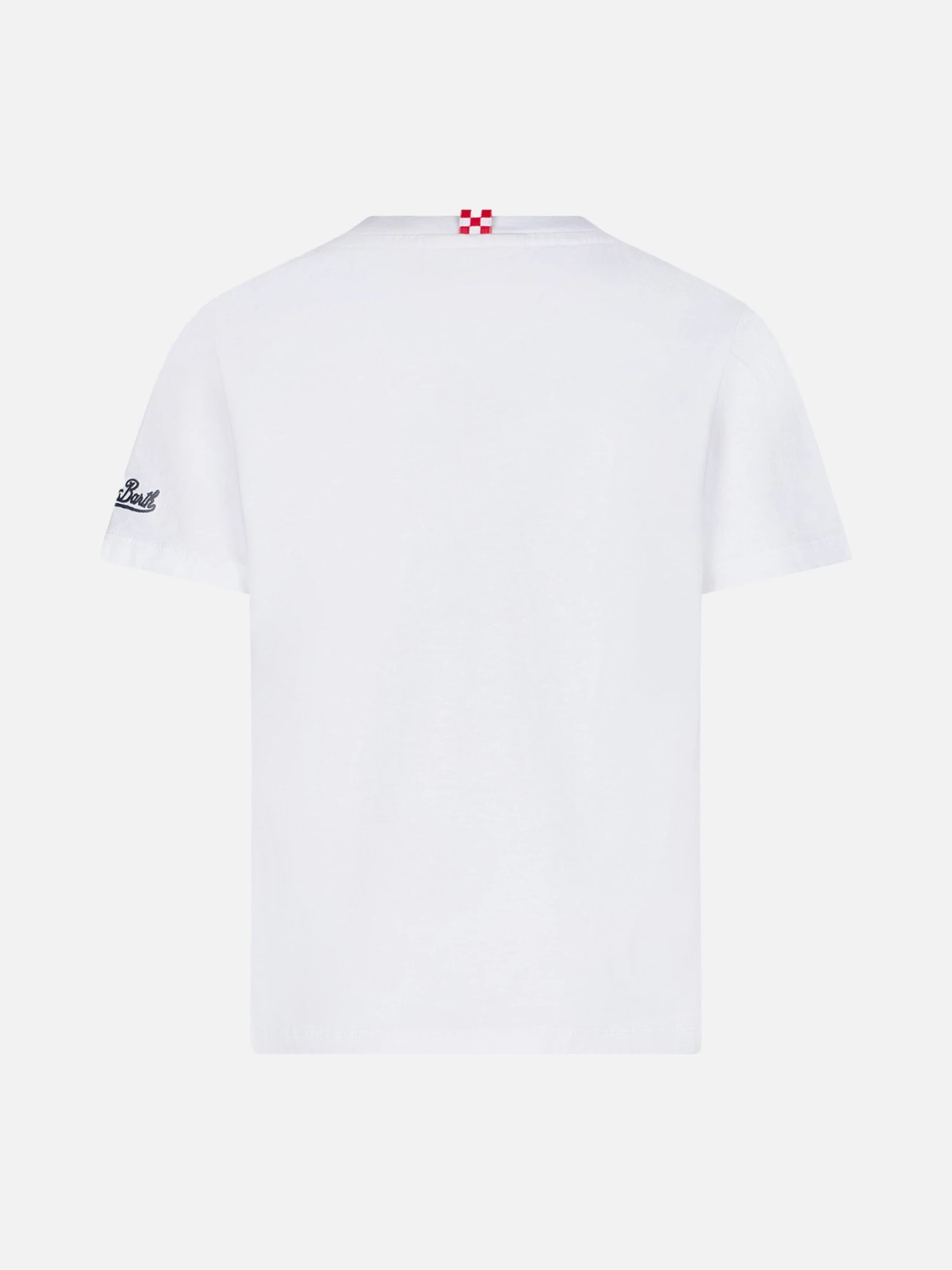 MC2 Saint Barth Boy Cotton T-shirt With Surfer In St. Barth Print 5 MC2 Saint Barth Boy Cotton T-shirt With Surfer In St. Barth Print - Image 3