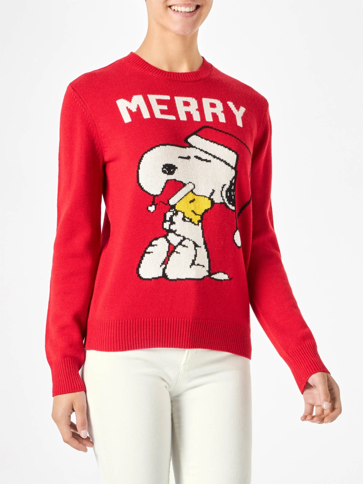 MC2 Saint Barth Woman Sweater With Snoopy Print | SNOOPY PEANUTS™ SPECIAL EDITION 4 MC2 Saint Barth Woman Sweater With Snoopy Print | SNOOPY PEANUTS™ SPECIAL EDITION - Image 2