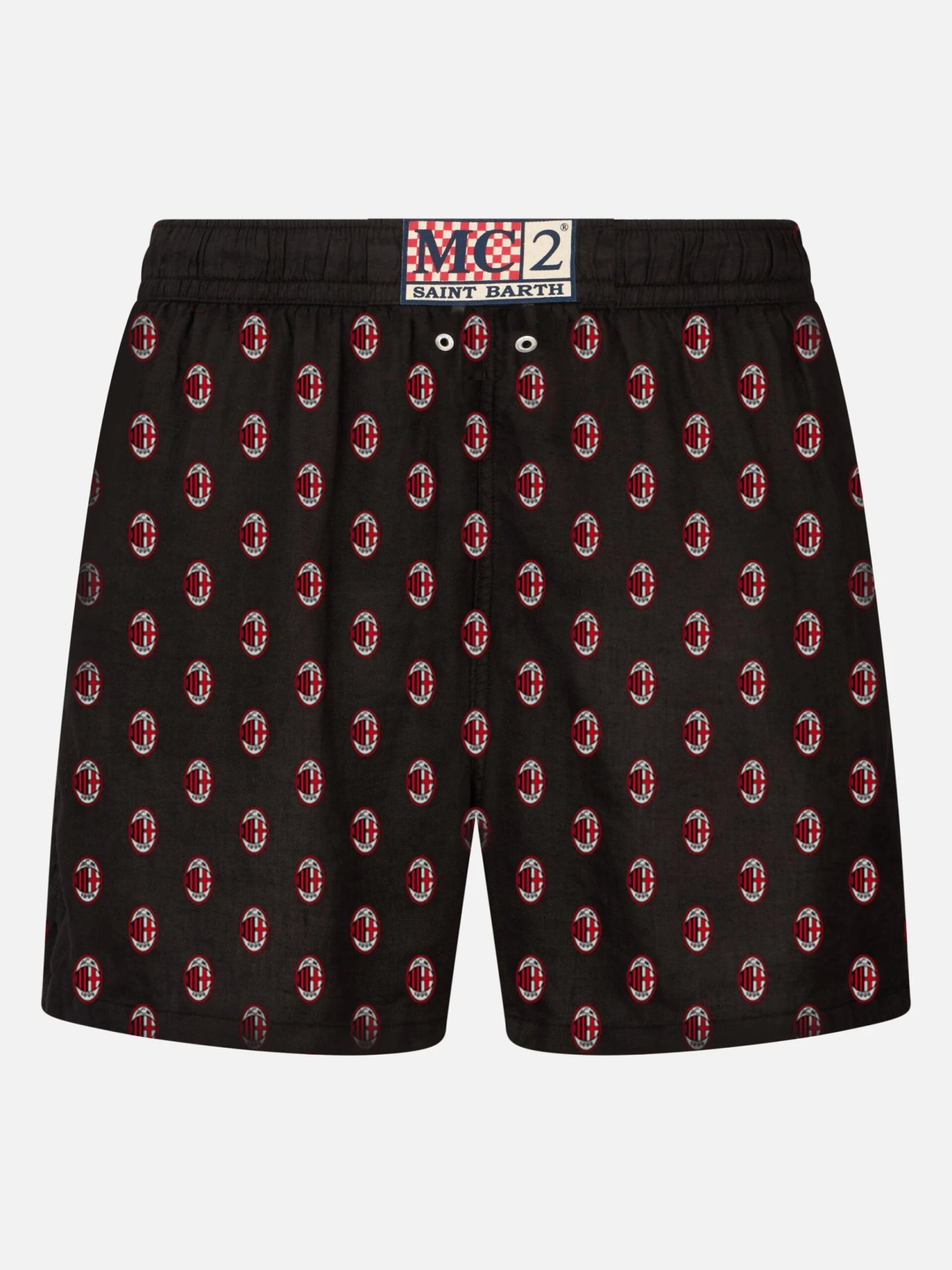 MC2 Saint Barth Man Light Fabric Swim Shorts With Milan Print | MILAN SPECIAL EDITION 4 MC2 Saint Barth Man Light Fabric Swim Shorts With Milan Print | MILAN SPECIAL EDITION - Image 2
