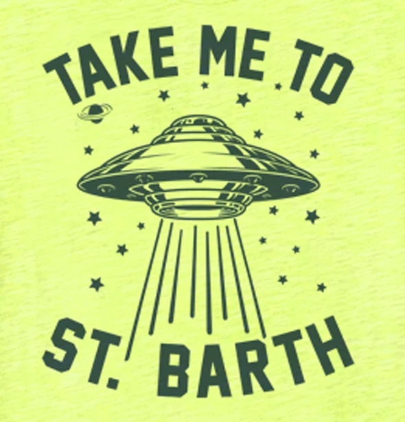 Ufo Spacecraft Yellow Fluo Boy T-shirt 4 Ufo Spacecraft Yellow Fluo Boy T-shirt - Image 2