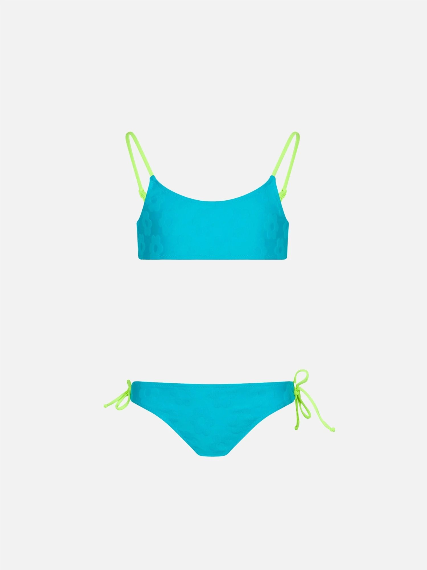 MC2 Saint Barth Girl Terry Bralette Bikini With Embossed Flowers 3 MC2 Saint Barth Girl Terry Bralette Bikini With Embossed Flowers