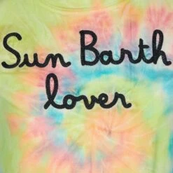 MC2 Saint Barth Girl T-shirt With Sun Barth Lover Embroidery -MC2 Saint Barth Shop tie dye girl tshirt 3