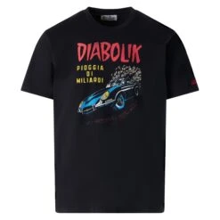 MC2 Saint Barth T-shirt Warm Cotton With Diabolik Print| DIABOLIK SPECIAL EDITION -MC2 Saint Barth Shop tshirt man black diabolik 4