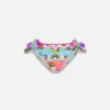 Unicorn And Rainbow Print Girl Swim Briefs 2 Unicorn And Rainbow Print Girl Swim Briefs -MC2 Saint Barth Shop unicorn and rainbow print girl swim briefs