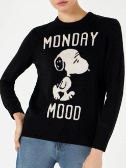 Woman Sweater With Monday Mood Snoopy Print | SNOOPY - PEANUTS™ SPECIAL EDITION